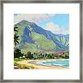 Hanalei Bay Summer Framed Print