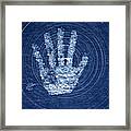 Hand Print And Star Trails Framed Print