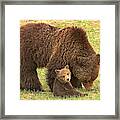 Hanging With My Mom Crop Framed Print