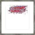 Happy Birthday January Born Pink Red For The Girls Framed Print