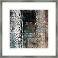 Harmony - Neutral Color Tones Modern Abstract Painting Framed Print