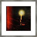 Haunted Candlelight Framed Print