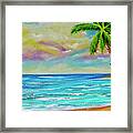 Hawaiian Tropical Beach #408 Framed Print