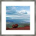 Heart Rock On Mauna Kea Framed Print