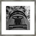 Heceta Head Lighthouse Black And White Framed Print