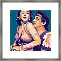 Hedy Lamarr And Victor Mature Framed Print