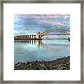Hell Gate Surreal Reflection Framed Print