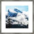 Her Majesty - Canada's Mount Rundle Framed Print