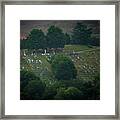 Hermann Hill Cemetery Framed Print