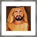 Hh Shk. Mohammed Ruler Of Dubai Framed Print