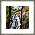 High Falls Gorge Waterfall Framed Print
