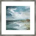 Highlighted Breakers Framed Print