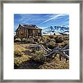 Highway 395 Cabin Framed Print