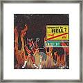 Highway To Hell Framed Print