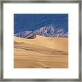 Hiking Mesquite Dunes Framed Print