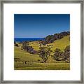 Hinterland At Mystery Bay, Southern Coastline Of New South Wales, Australia. Framed Print