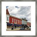 Historic Downtown Arcola, Illinois Framed Print