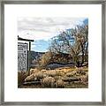 History And Willow Tree Framed Print