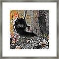 Hole In The Wall Along The Columbian River Framed Print