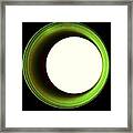 Hole In The Wall - Green Framed Print