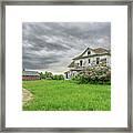 Home Is Where The Lilacs Bloom - 2 Of 2 - Abandoned Solberg Homestead In Rural Nd Framed Print