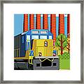 Homestead Stacks Framed Print