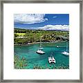 Honolua Bay Maui Framed Print