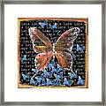 Hope Butterfly - Black Framed Print