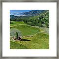Horse Creek Ranch Aerial Framed Print