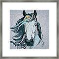 Horse Portrait - Abstract Artwork 1 Framed Print