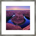 Horseshoe Bend Framed Print