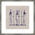 Horus God Of Egypt Framed Print