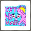 Hot Pink Summer Framed Print