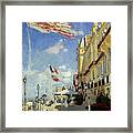 Hotel Des Roches Noires In Trouville Framed Print