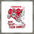 How 'bout Them Dawgs Framed Print