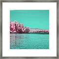 Hudson Valley In Brilliant Infrared Framed Print