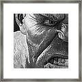 Hulk Noir Framed Print