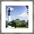 Hunting Island Lighthouse South Carolina Framed Print