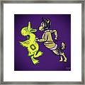 Husky Punch Remix Art Framed Print