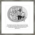 I Recommend Less Screen Time Framed Print