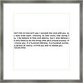 I Would Choose You 5 #quotes #love #minimalism Framed Print