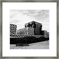 Icc Building In Black And White, The Hague, The Netherlands Framed Print