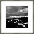 Ice Beach Iii - Hof, Iceland Framed Print