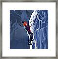 Ice Climber Framed Print