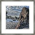 Iceland Beach Framed Print