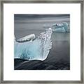 Iceland - Diamond Beach Framed Print
