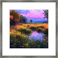Impressionism Landscape 035 Framed Print