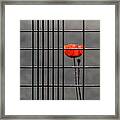 Square - Imprisoned Poppy Framed Print