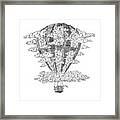 In My Cumulus Balloon Framed Print