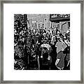 In The Alley Framed Print
